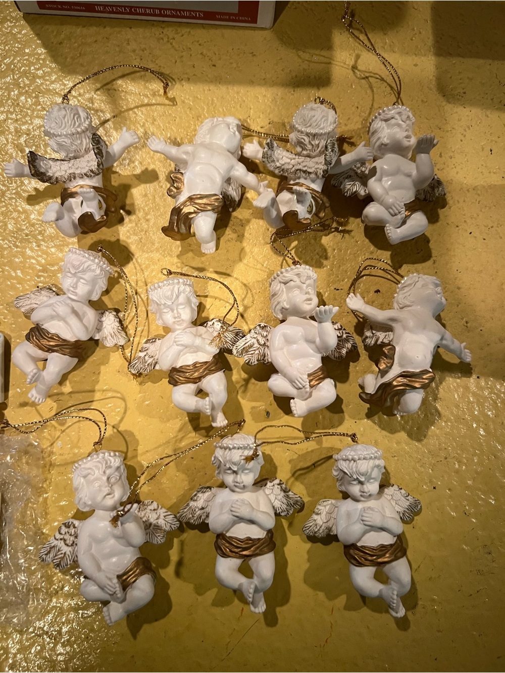 House of lloyd christmas around the world…heavenly cherum ornaments. 15 items.